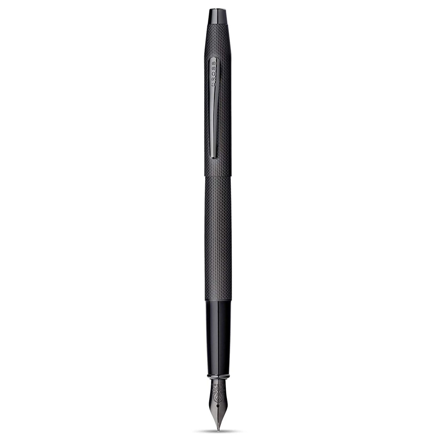 Cross Classic Century Brushed Black PVD Fountain Pen - LIFE PEN COMPANY